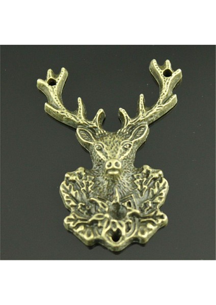 Wyısywg 2 Adet Takı Yapımı Için Metal Charm Geyik Boynuzları 51X38MM A12193 Kolye (Yurt Dışından) fiyatları