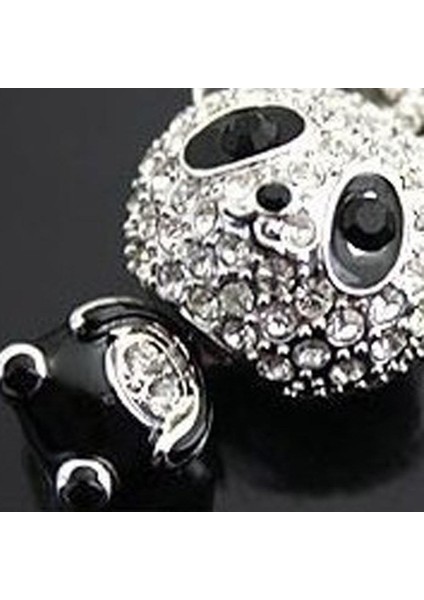 Kadın Moda Vintage Yapay Elmas Sevimli Panda Şekli Zinciri Kolye (Yurt Dışından) modelleri