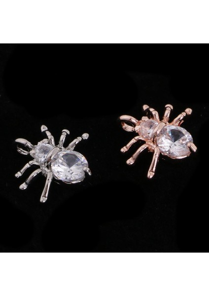 Dıy Küpe Için 2 Parça Alaşım Kristal Örümcek Charms Kolye (Yurt Dışından)