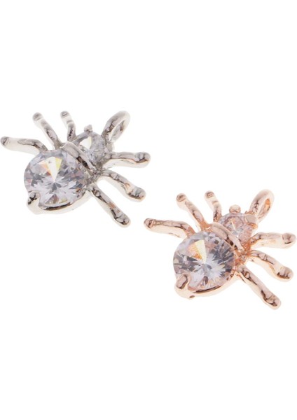 Dıy Küpe Için 2 Parça Alaşım Kristal Örümcek Charms Kolye (Yurt Dışından) fırsatları