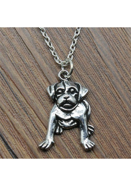 Wyısywg 1 Adet Metal Zincir Erkek Moda Köpek 26X18MM Kolye (Yurt Dışından)