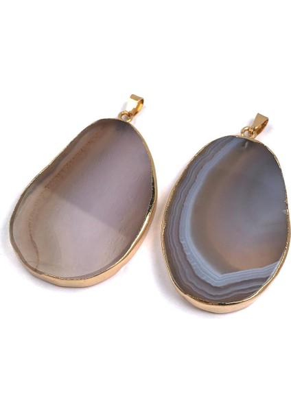 Doğal Kaya Taş Düzensiz Akik Taş Için Dıy Dikiş El Sanatları Takı Kolye (Yurt Dışından) modelleri