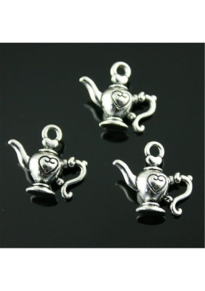 Wyısywg 6 Adet Charm Metal Charms Çaydanlık 21X19MM Takı Bulgular Bileşenleri Için Malzemeleri B10472 Kolye (Yurt Dışından) fırsatları