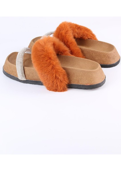 Kadın Günlük Taşlı Peluş Terlik TS1133 fırsatları