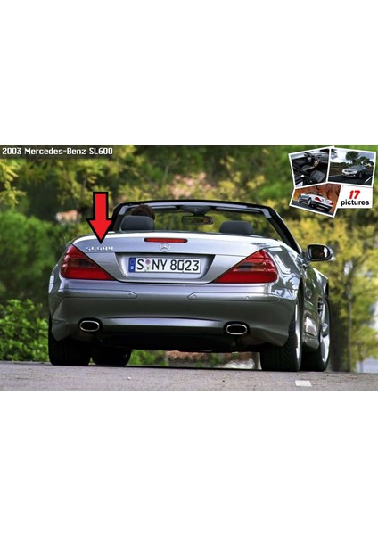 Mercedes SL600 Yazı Düz Model