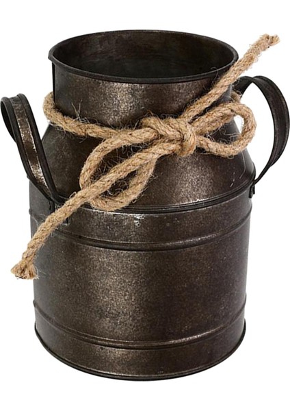 Dekoratif Kova Saksı Retro Çiçek Vazo Bahçe Bitki Flowerpot (Yurt Dışından)