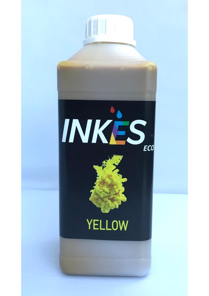 Eco Pro/s Eco Solvent Inkjet Yellow Epson Baskı Mürekkebi 1lt