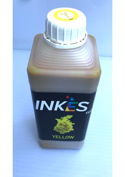 Eco Pro/s Eco Solvent Inkjet Yellow Epson Baskı Mürekkebi 1lt