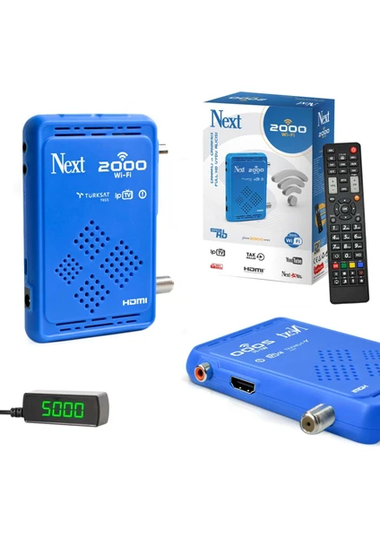 2000 Wı-Fı Uydu Alıcı Mini Full Hd Iptv Dahili Wıfı