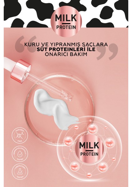 Milk Protein Şampuan Silikonsuz 500 ml