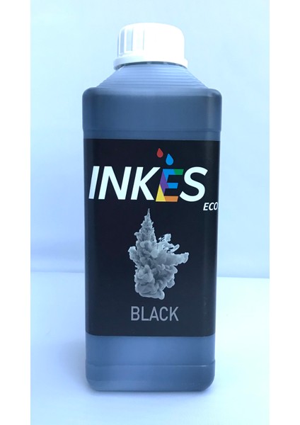 Eco Pro/s Eco Solvent Inkjet Black Epson Baskı Mürekkebi 1lt