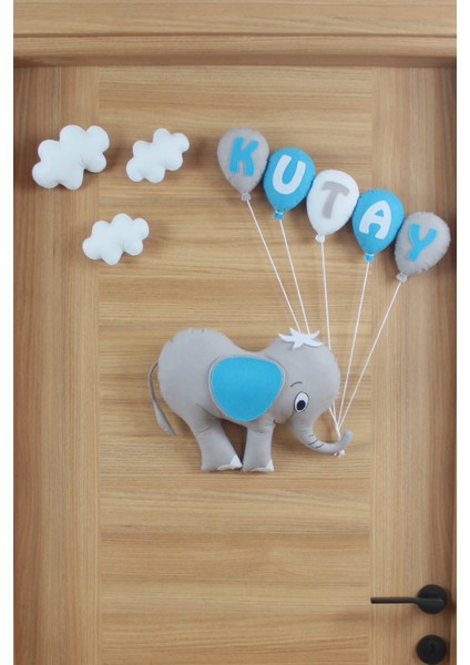 Kutay Isimli Filli Bebek Kapı Süsü