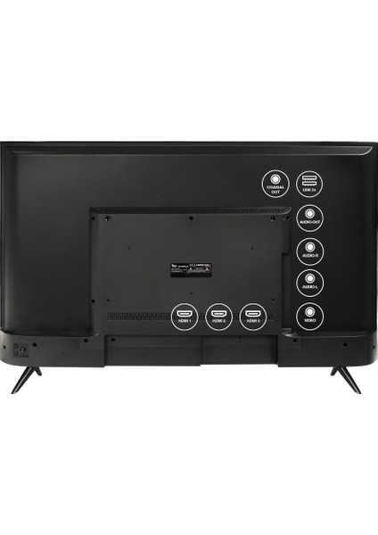 YE-43020D1 43" 109 Ekran Uydu Alıcılı Full HD LED TV