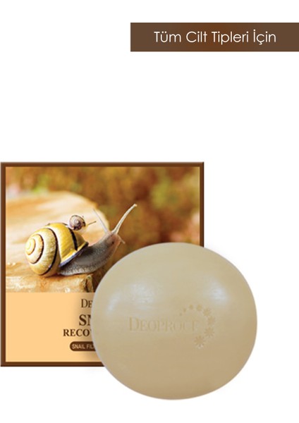 Salyangoz Özlü Aydınlatıcı, Besleyici ve Yüz Sabunu 100G