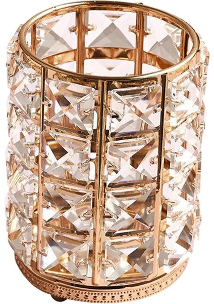 2x Kristal Makyaj Fırçası Tutucu Kalem Koleksiyonu Organizatör Ev Altın (Yurt Dışından) modelleri