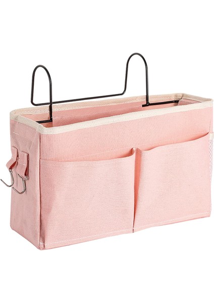 2x Başucu Caddy Dolap Depolama Organizatörü Yeşil ve Pembe (Yurt Dışından) modelleri