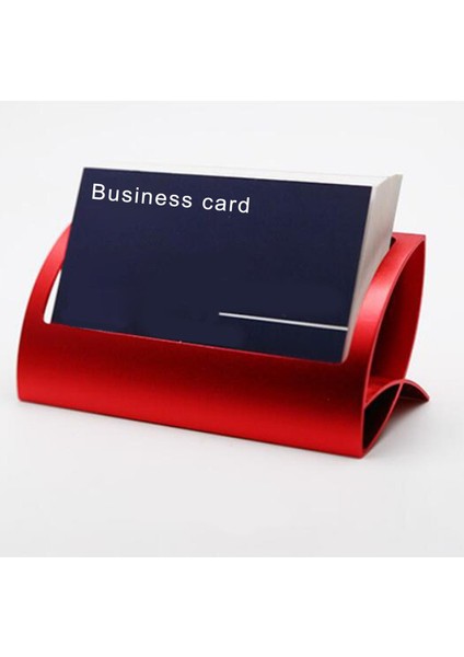 Tasarlanma Için 2x Alüminyum Alaşım Masaüstü Kartvizit Tutucu (Yurt Dışından) modelleri