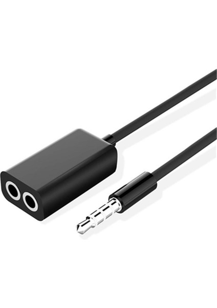 3.5 mm. Kulaklık Mikrofon Stereo Ses Ayırıcı Adaptör Kablo Kablosu (Yurt Dışından)