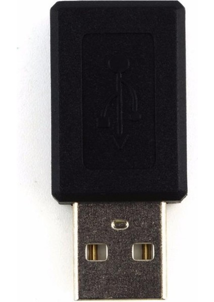 2 Parça USB 2.0 Tip-A Erkek-Mikro USB Pın Dişi Fiş Adaptör Dönüştürücü (Yurt Dışından)