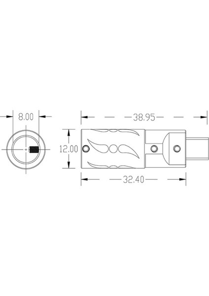 Mini Erkek Jak Konnektör Adaptörü Altın Kaplama Erkek Jak Konnektörü MN08 USB Yüksek (Yurt Dışından)