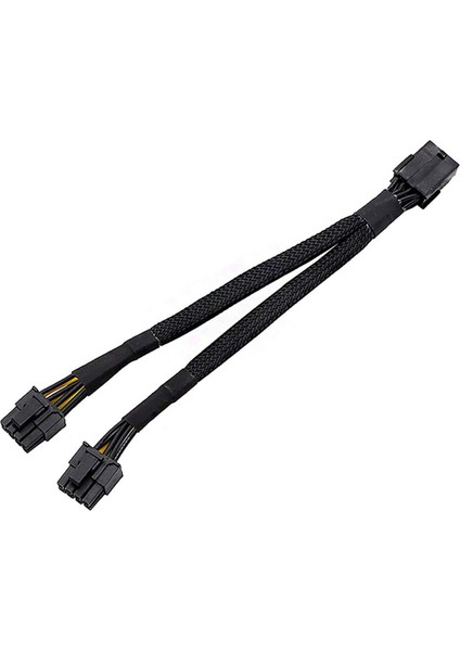 Gpu Pcıe 8 Pin Dişi - Çift 2x 8 Pin (6+2) Erkek Kablo Uzatma 20 cm. (Yurt Dışından)