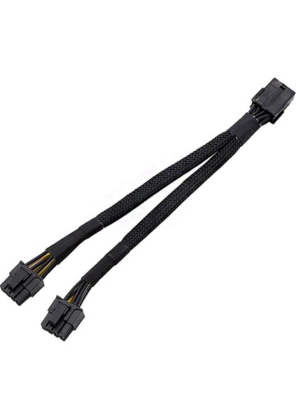 Gpu Pcıe 8 Pin Dişi - Çift 2x 8 Pin (6+2) Erkek Kablo Uzatma 20 cm. (Yurt Dışından)