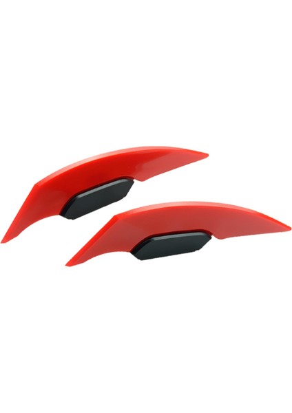 Elektrikli Motosikletler Için Motosiklet Kanatçık Aerodinamik Spoyler Kırmızı (Yurt Dışından)