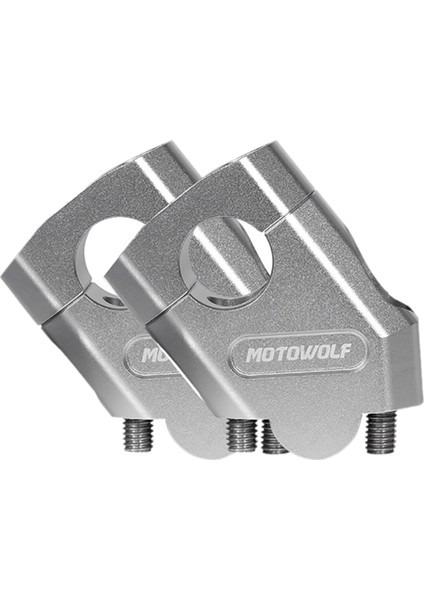 2pcs Evrensel Motosiklet Cnc Alüminyum Taliz Tuvarı Yükselti Montaj Kelepçesi Adaptörü 22MM (Yurt Dışından)
