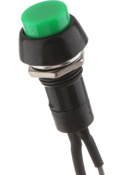 50X10MM Yeşil Yuvarlak Araba Anlık Itme/kapama Anahtarı 2 Pim (Yurt Dışından) fiyatları