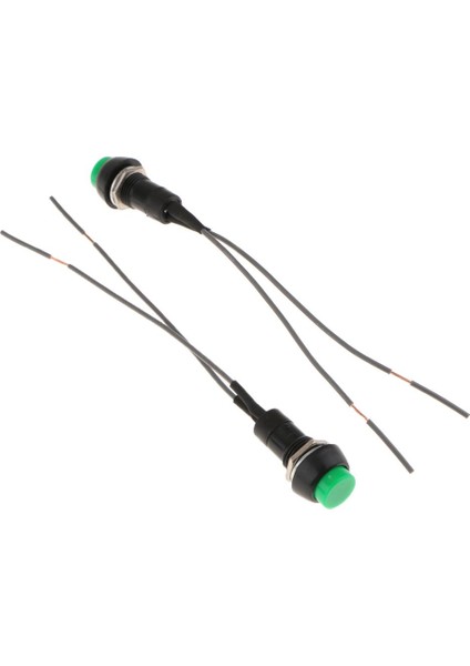 50X10MM Yeşil Yuvarlak Araba Anlık Itme/kapama Anahtarı 2 Pim (Yurt Dışından) indirimleri