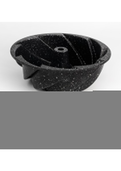 Döküm Granite Kek Kalıbı Rüzgar Gülü Siyah 26 Cm