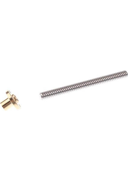 8 mm. Dişli Vida Çubuğu 100-500 mm. + T8 Somunu 3D Yazıcı 100 mm. (Yurt Dışından) fırsatları