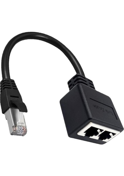 Yüksek İçin RJ45 Ethernet Splitter Lan Ethernet Kablo Genişletici (Yurt Dışından)