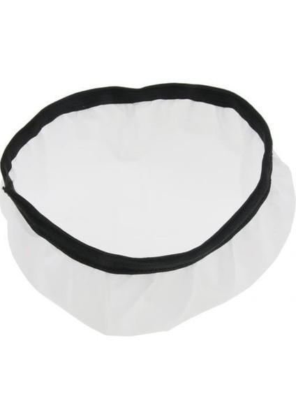 Fotoğraf 7 "beyaz Difüzör Çorap Kamera Standart Reflektörü İçin 180 mm. / 18 cm. Safral Lambası Gölgesi 5 Pcs (Yurt Dışından)