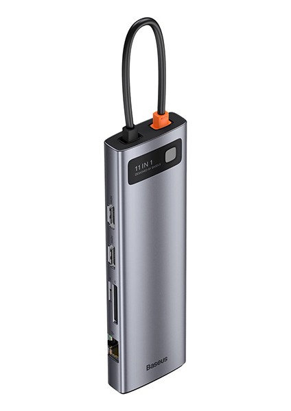 Baseus Metal Gleam Series 100W 11 In1 Type-C Hub Adaptör Çoklayıcı