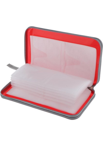 4 Parça 80 Disk CD Cüzdan DVD Kılıf Koruyucu Organizer Binder 28 x 16 x 4 cm. (Yurt Dışından)