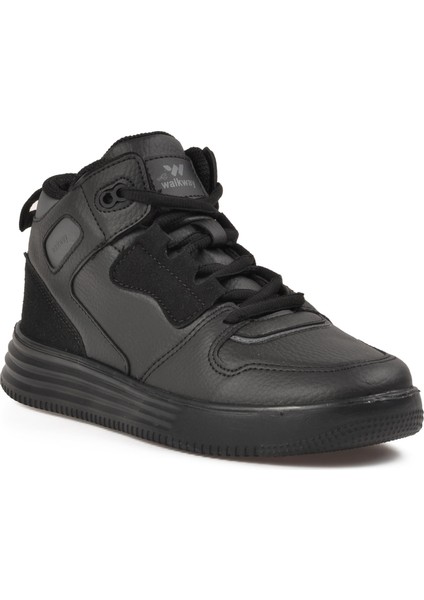 Hill Siyah-Siyah Unisex Bilek Boy Sneaker