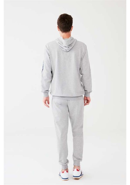 U.S. Polo Assn. Erkek Gri Melanj Pijama Takımı 18480 fiyatları