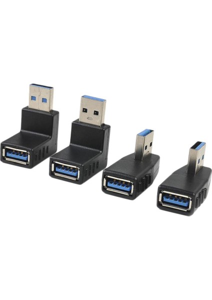 USB 3.0 Bir Uzatma Kablosu Dik Açısı Adaptör Fişi, (Yurt Dışından)