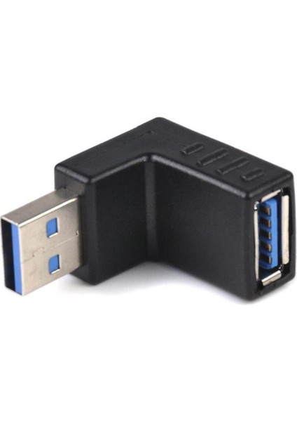 USB 3.0 Bir Uzatma Kablosu Dik Açısı Adaptör Fişi, (Yurt Dışından)