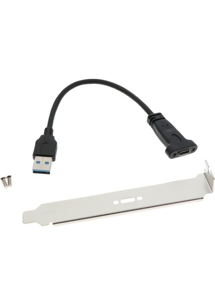 USB 3.0 Erkek - USB 3.1 Tip C Dişi Otg Veri Kablosu Konnektör Kablosu Pc Için (Yurt Dışından)