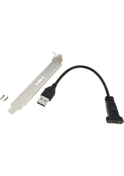 USB 3.0 Erkek - USB 3.1 Tip C Dişi Otg Veri Kablosu Konnektör Kablosu Pc Için (Yurt Dışından)