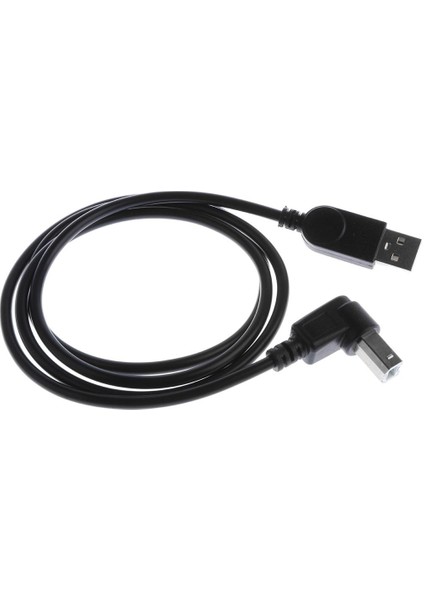 4 Parça Usb2.0 Erkek Tip B Farklı Açılı Uzatma Adaptör Kablosu (Yurt Dışından)