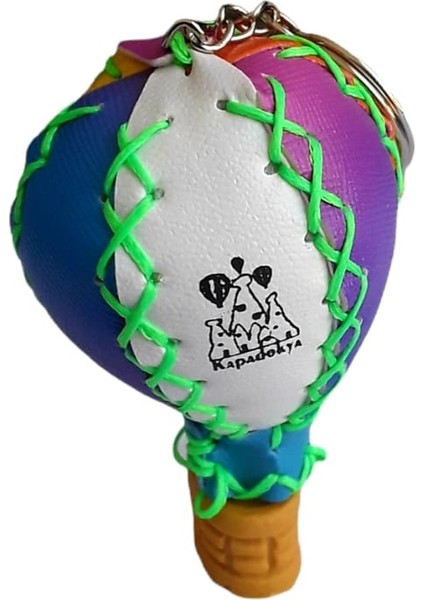 Deri Balon Anahtarlık (10) Adet