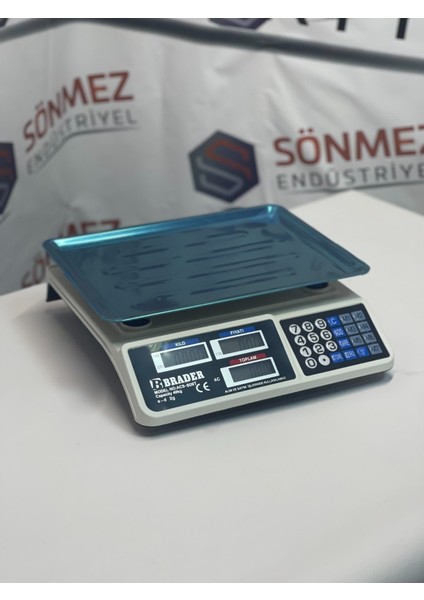 Endüstriyel Elektronik Terazi Market Manav Terazi 40 kg Tartım Terazi