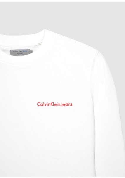 Calvin Klein Jeans Erkek Bisiklet Yaka Sweatshirt J30J320034 U006382