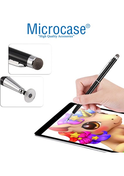 Universal Telefon Tablet iPad 2in1 Disk Uçlu Stylus Pen Dokunmatik Kalem - AL3467