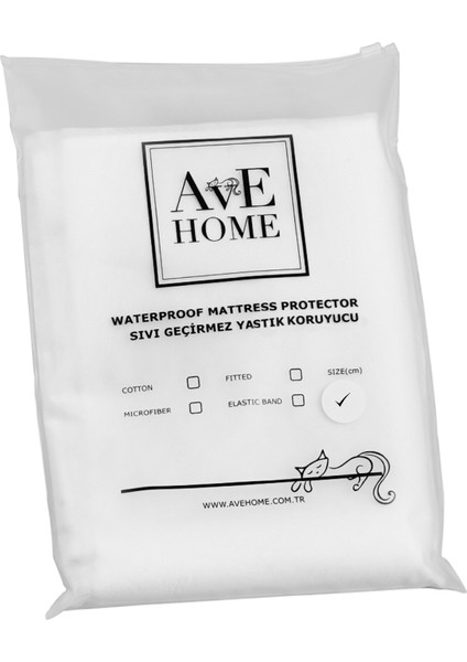 Ave Home Sıvı Geçirmez Yastık Koruyucu Alez 50X70 2'li