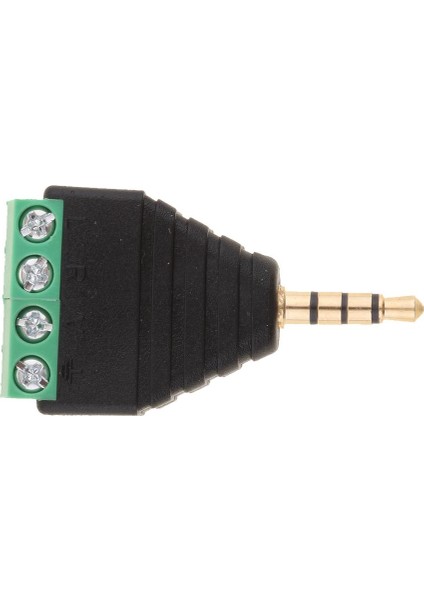 3x3.5mm (1/8 Inç) Stereo Sesli Erkek-Av 4 Vidalı Terminal Dişi Konnektörü 3 Pcs (Yurt Dışından)