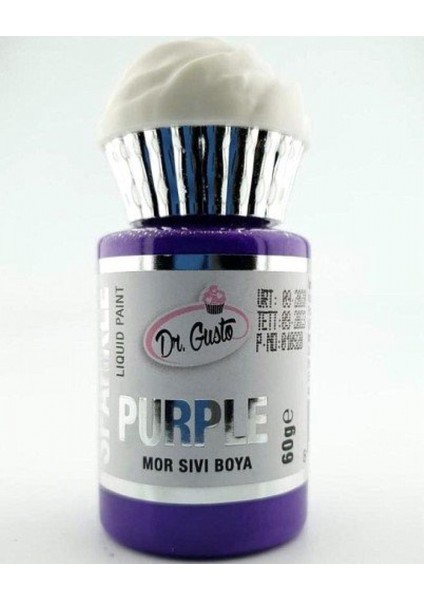 Metalik Sıvı Boya Mor 60 gr